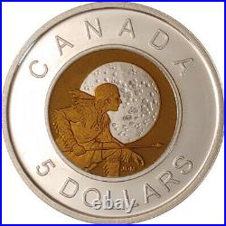 2011-2012 Canada $5 Full Moon Series Sterling Silver 4-Coin Set