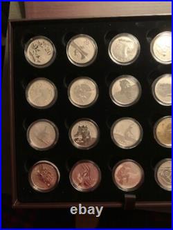 2011 2016 collection of $20 for $20 and $25 for $25.9999 Silver coins Canada