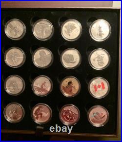2011 2016 collection of $20 for $20 and $25 for $25.9999 Silver coins Canada
