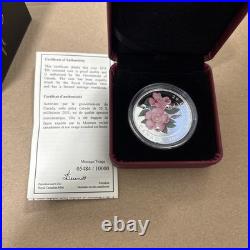 2011 $20 Wild Rose Pure Silver Coin