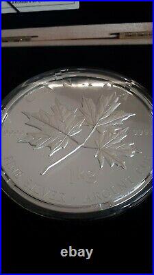 2011 $250 Maple Leaf Forever Pure Silver Kilo Coin
