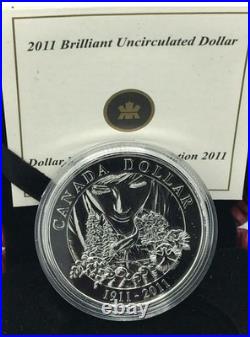 2011 Brilliant Uncirculated Silver Dollar 100th Anniversary of Parks Canada