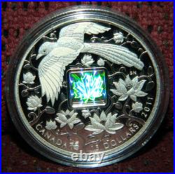 2011 CANADA $15 MAPLE OF HAPPINESS MAGPIE PROOF SILVER COIN WithHOLOGRAM + BOX