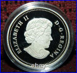 2011 CANADA $15 MAPLE OF HAPPINESS MAGPIE PROOF SILVER COIN WithHOLOGRAM + BOX