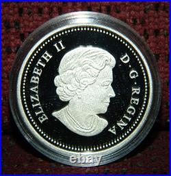 2011 CANADA $15 MAPLE OF HAPPINESS MAGPIE PROOF SILVER COIN WithHOLOGRAM + BOX