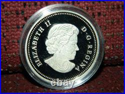 2011 CANADA $15 MAPLE OF HAPPINESS MAGPIE PROOF SILVER COIN WithHOLOGRAM + BOX