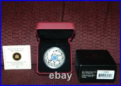 2011 CANADA $15 MAPLE OF HAPPINESS MAGPIE PROOF SILVER COIN WithHOLOGRAM + BOX