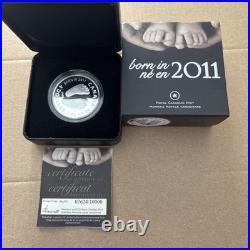 2011 Canada $10 Welcome to the World Fine Silver Coin