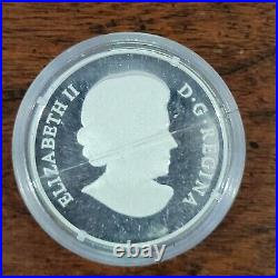 2011 Canada $20 Fine Silver Coin Tulip with Venetian Glass Ladybug
