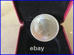 2011 Canada 5 Dollar Silver Maple Leaf 1oz. 999 silver coins, 25 in tube