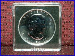 2011 Canada $5 Wildlife Series Arctic Wolf Full Color 1 Oz Silver Coin & Box