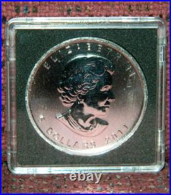 2011 Canada $5 Wildlife Series Arctic Wolf Full Color 1 Oz Silver Coin & Box