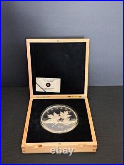 2011 Canada Maple Leaf Forever Proof 1Kg. 9999 Silver