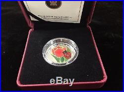 2011 Canadian Mint $20 Fine Silver Coin Tulip with Ladybug Sale