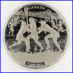 2011 Coin, Canada Coin, 250 Dollars Coin, 375th Lacrosse, 1 Kg Pure Silver