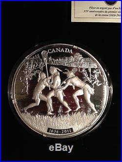 2011 Silver Kilo Lacrosse Coin Canada