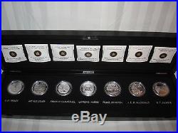 2012-13 Canada Silver Set of 7'Group of Seven' Proof $20 1oz Coins & Case