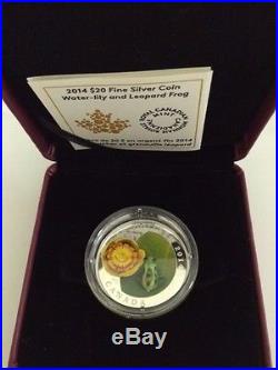 2012-15 Rcm $20 Canada Venetian Glass Silver Coins Bumble Bee Butterfly Frog +