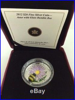 2012-15 Rcm $20 Canada Venetian Glass Silver Coins Bumble Bee Butterfly Frog +
