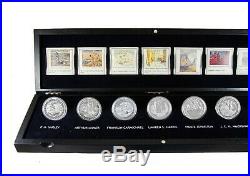 2012-2013 $20 Group of Seven 7-Coin Fine Silver Set in Case Royal Canadian Mint