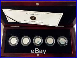 2012 Canada 1-cent Farewell To The Penny Silver 5-coin Set