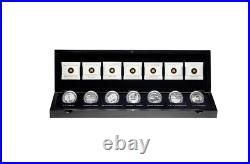 2012 Canada $20 Fine 99.99% Pure Silver 7 Coin Set The Group of Seven with Box