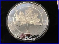2012 Canada $250 1kg Silver Coin Maple Leaf Forever Low mintage