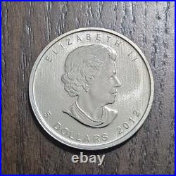 2012 Canada Cougar. 9999 Fine Silver 5 Dollar Coin Queen Elizabeth II 1oz Silver