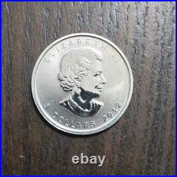 2012 Canada Cougar. 9999 Fine Silver 5 Dollar Coin Queen Elizabeth II 1oz Silver