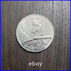 2012 Canada Cougar. 9999 Fine Silver 5 Dollar Coin Queen Elizabeth II 1oz Silver