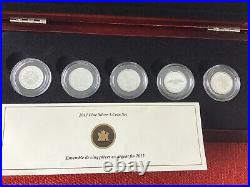2012 Canada Farewell Penny 5Silver Coin Proof Set