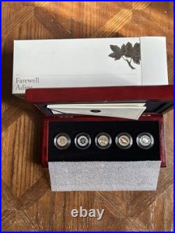 2012 Canada Farewell Penny Full 5 Coin Set Silver 1 Cent Coins #coins ofcanada