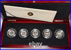 2012 Canada Limited Edition Farewell to the Penny 5-Coin Fine Silver Set