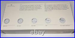 2012 Canada Limited Edition Farewell to the Penny 5-Coin Fine Silver Set