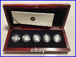 2012 Canada Limited Edition Farewell to the Penny 5-Coin Fine Silver Set #323
