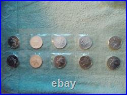 2012 Canada SILVER Maple 1 oz BU in Original Mylar (10 coin sheet)