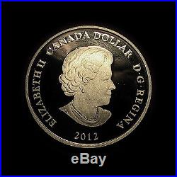 2012 Canada Two Loons Silver Dollar 999 Silver Coin Aboriginal Art Colored Coin