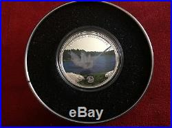 2012 Cook Islands Seymchan meteorite silver coin case and COA