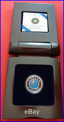 2012 Proof Canada $5 Full Wolf Moon Niobium Silver Coin In Original Mint Package