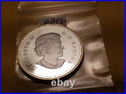 2012 War Of 1812 Canada Rare Gold Plated Silver Dollar Coin High Grade
