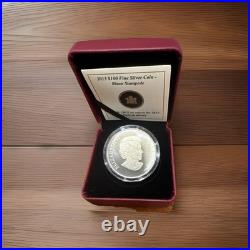 2013 $100 FINE SILVER COIN 99.99 1 oz BISON STAMPEDE LIMITED ED. 50 000 COINS