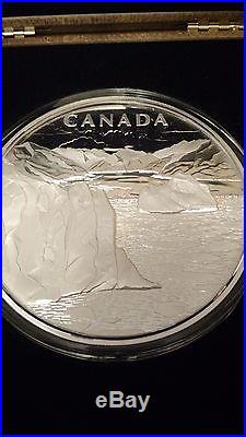 2013 $250 1kg Silver Coin Canada's Arctic Landscape Complete