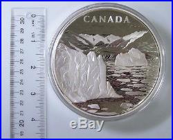 2013 $250 Kilo 99.99% Pure Silver Coin Canadas Arctic Landscape Box COA