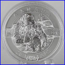 2013 $25 Polar Bear 1 oz. Fine Silver Proof Commemorative Coin ONLY 8,500 MINTED