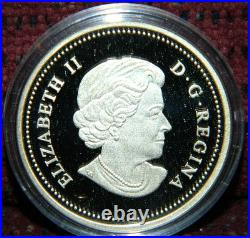 2013 CANADA $15 MAPLE OF PEACE ELEPHANT PROOF SILVER COIN WithHOLOGRAM + BOX