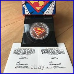 2013 CANADA $20 SILVER SUPERMAN SHIELD CoinL@@KFree ShippingL@@K