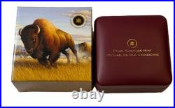 2013 Canada $100 Bison Stampede. 9999 Silver Coin 1 oz