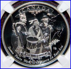 2013 Canada $1 End Of The Seven Years War Silver Coin Ngc Pf 70 Ultra Cameo