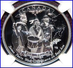 2013 Canada $1 End Of The Seven Years War Silver Coin Ngc Pf 70 Ultra Cameo