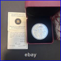 2013 Canada $20 Canadian Contemporary Art 1 Ounce Pure Silver Coin